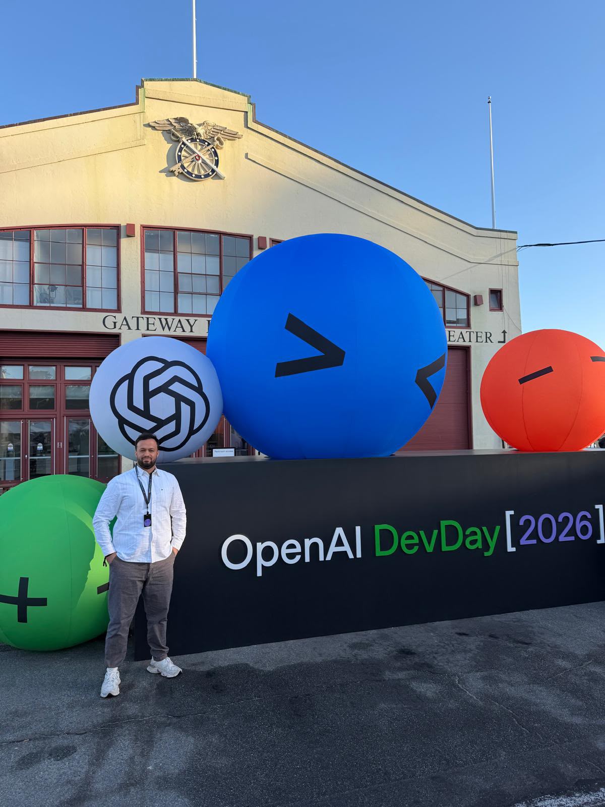 Mustafa Sahinli beim OpenAI DevDay